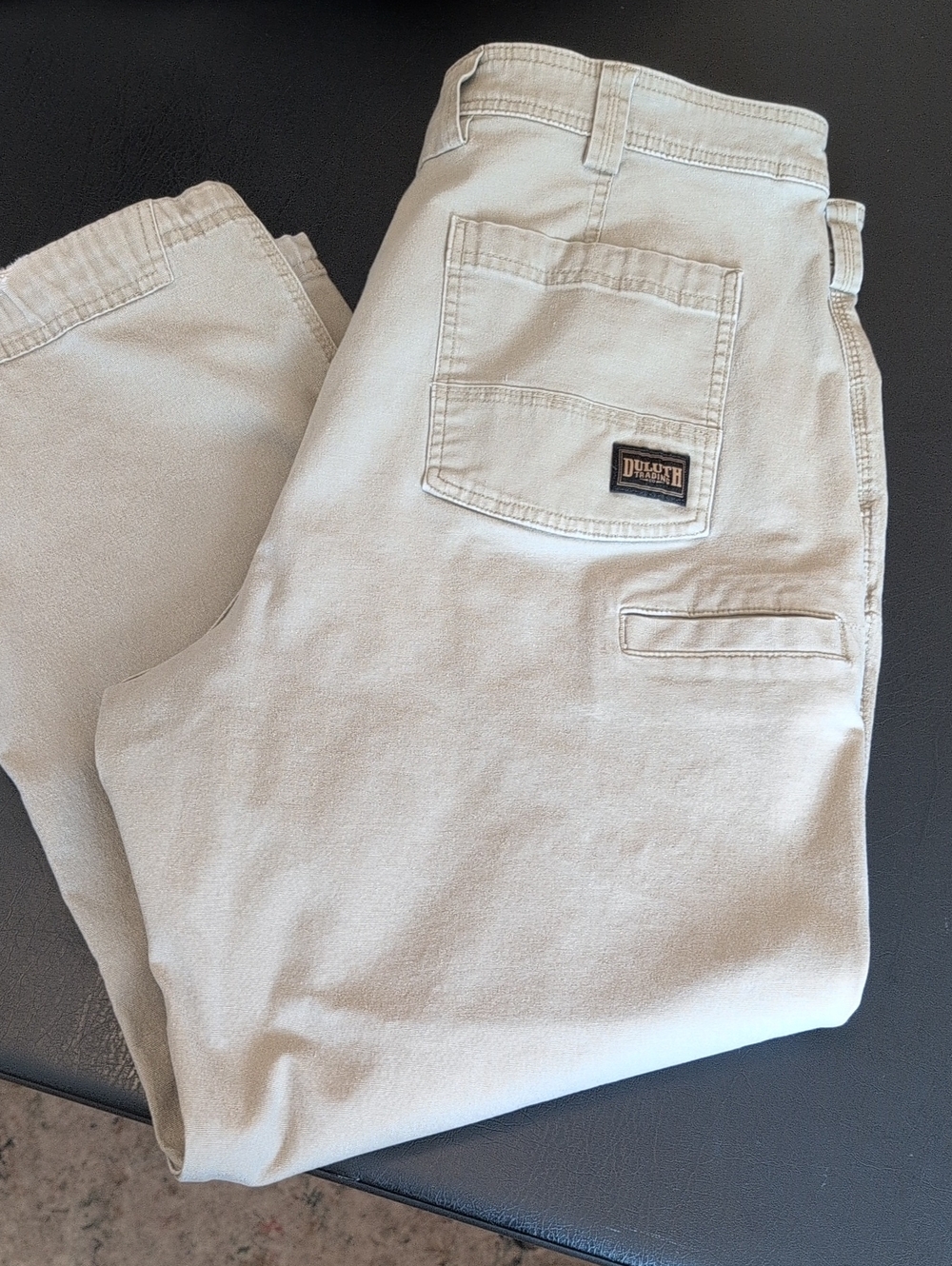 Duluth Trading Co Men’s Beige Work Pants